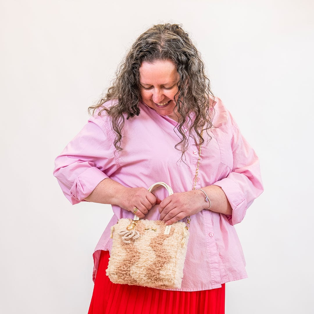Neutrals Wavey - Woven Tote Bag Kit - Image 12