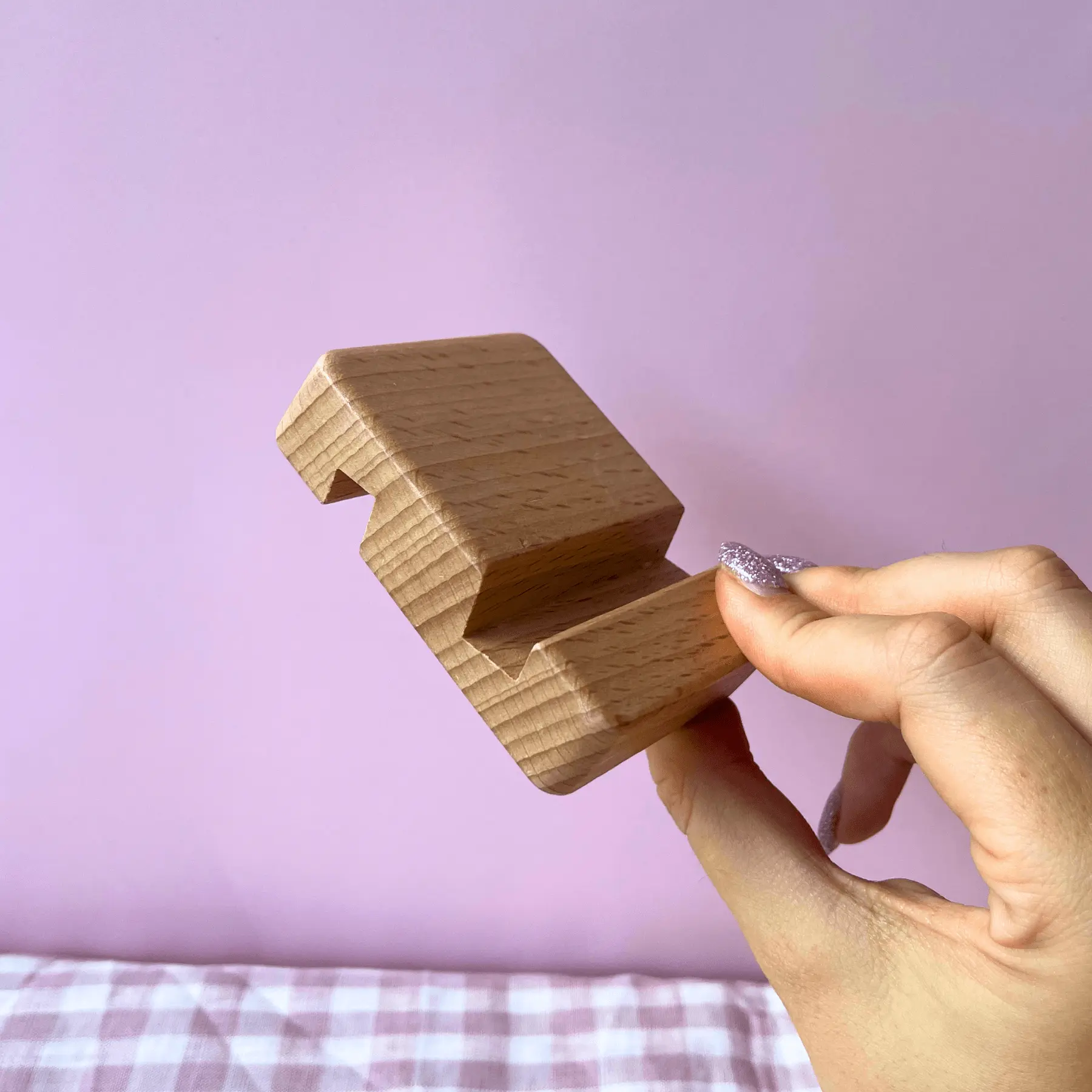 Wooden Block Stand - Image 5